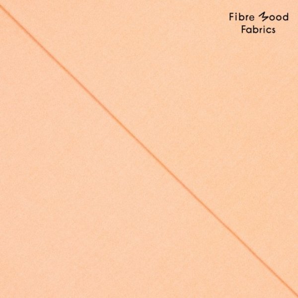 Fibre Mood, Webware Baumwolle Poplin stone washed, pfirsich